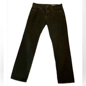 Aeropostale Straight Leg Mid Rise Jeans 28 x 30 Blue Women Denim Dark Wash